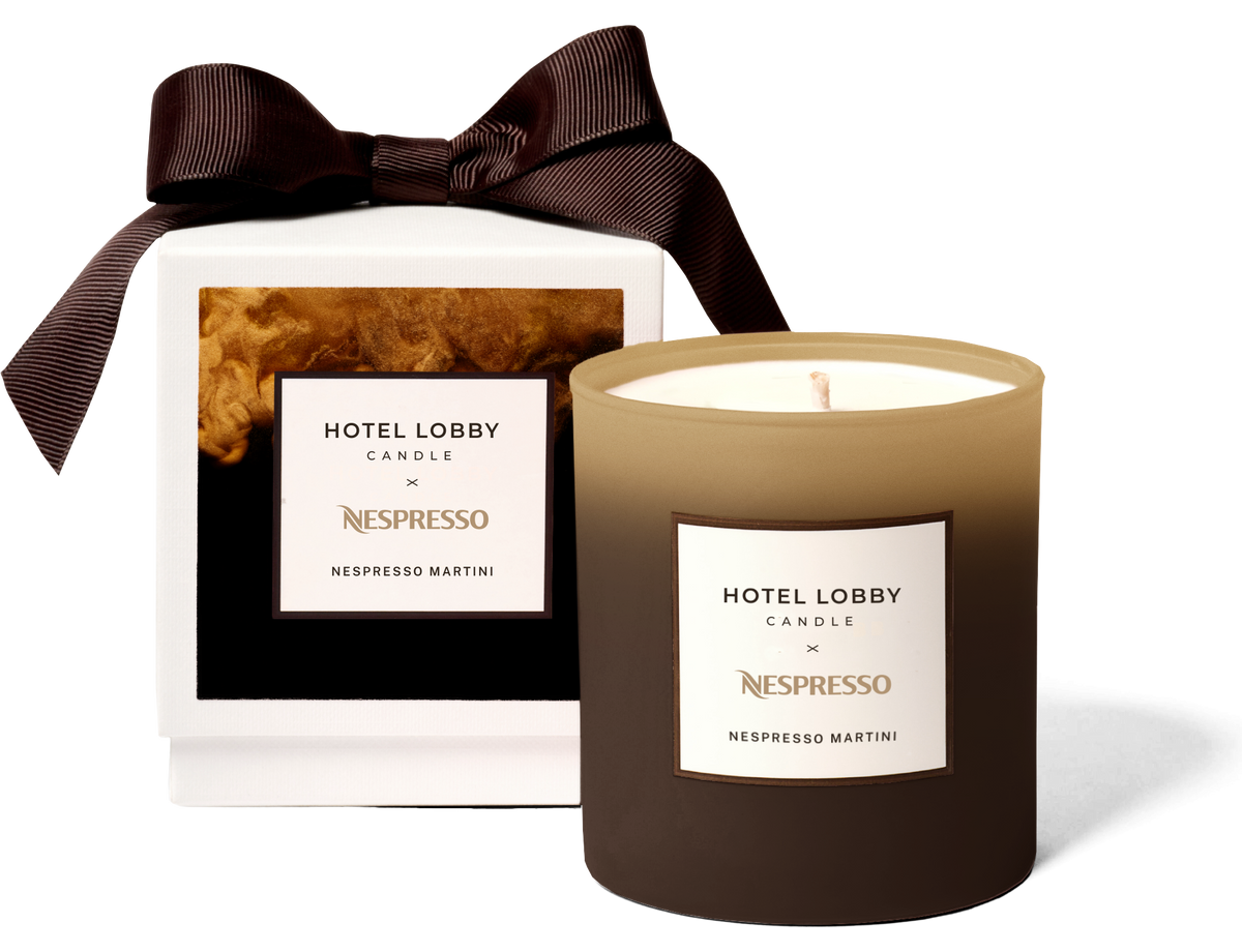 Nespresso Martini Candle– Hotel Lobby Candle