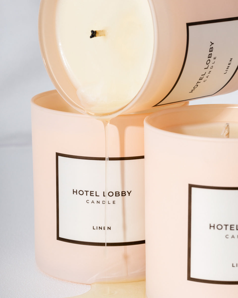 FRESH LINEN CANDLE – Golden Candles Co.