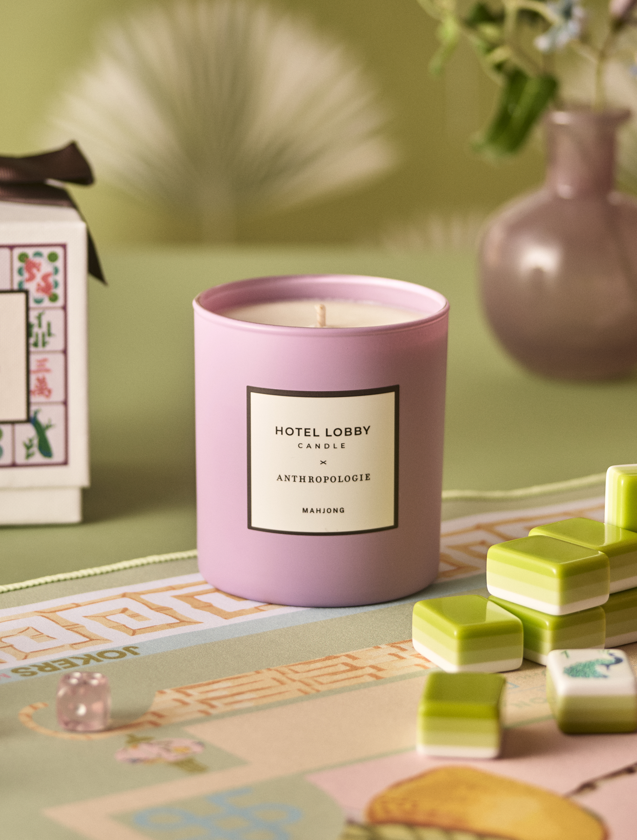 Mahjong Candle – Green, Fresh, Nostalgic Scent