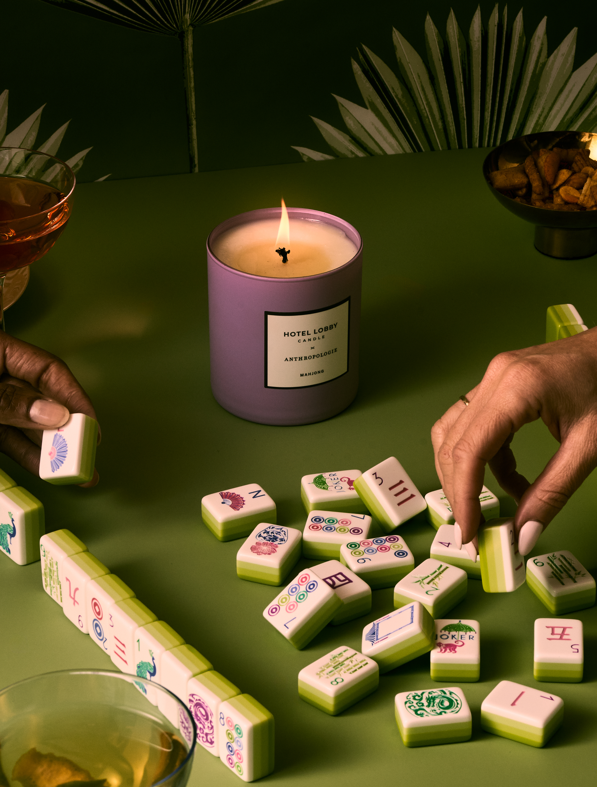 Mahjong Candle – Green, Fresh, Nostalgic Scent