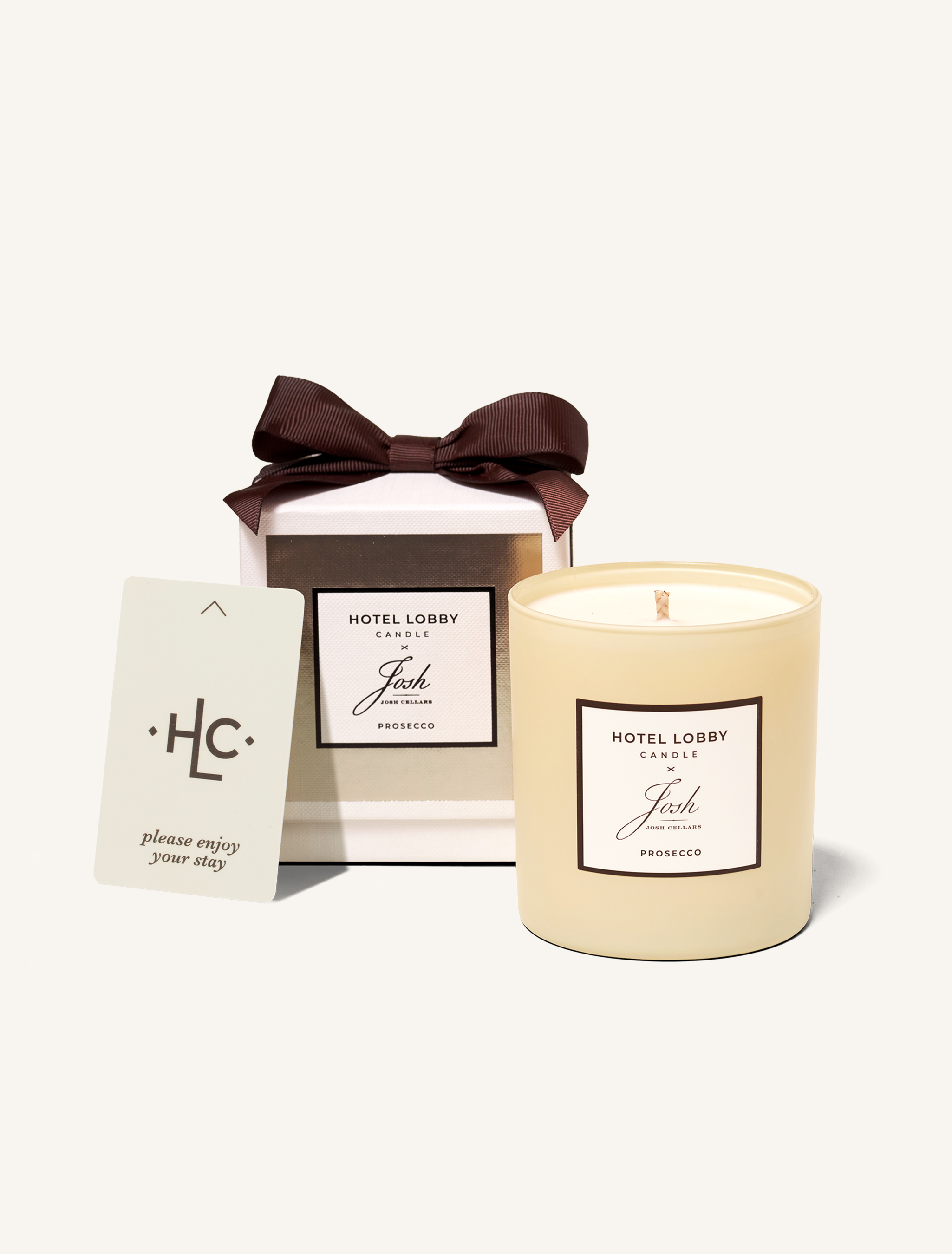 Hotel Lobby Candle x Josh Cellars Prosecco Candle