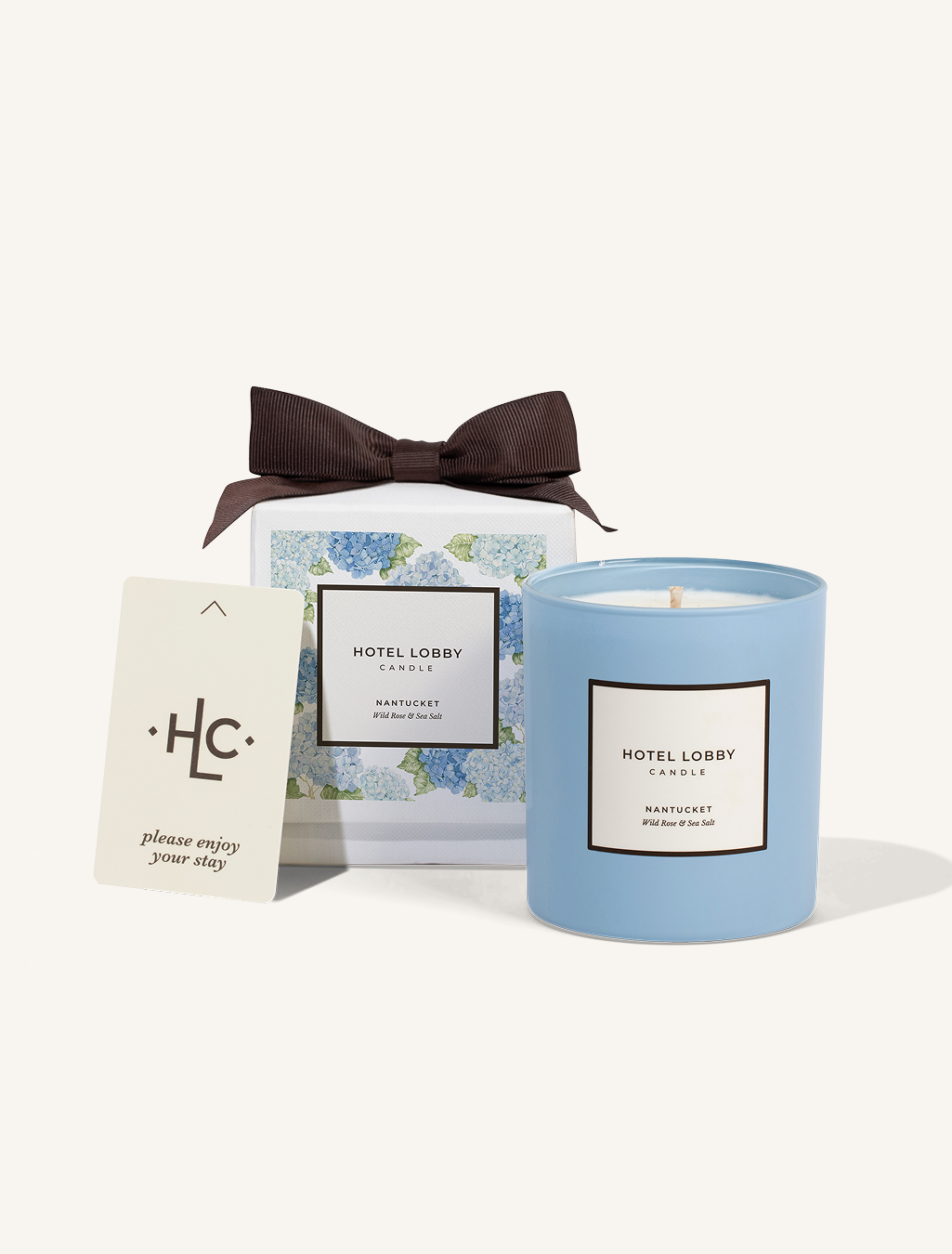 Nantucket Wild Rose & Sea Salt Candle– Hotel Lobby Candle