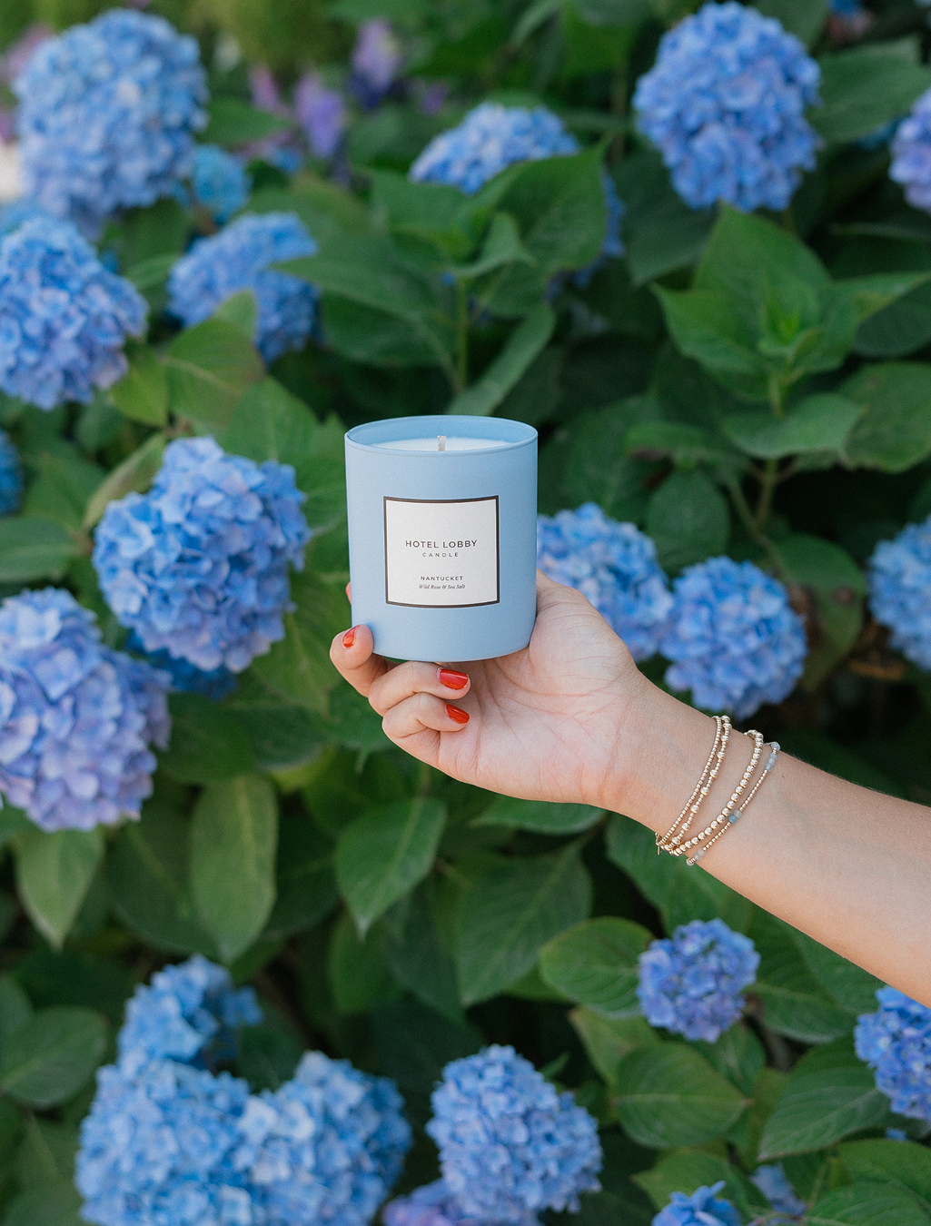 Nantucket Wild Rose & Sea Salt Candle– Hotel Lobby Candle