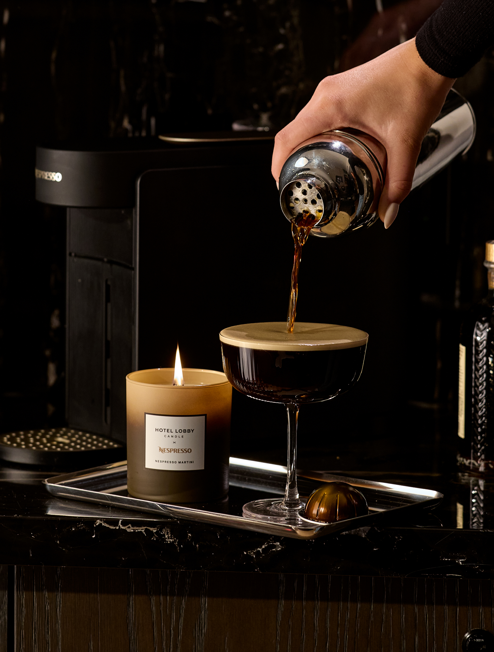 Nespresso Martini Candle– Hotel Lobby Candle