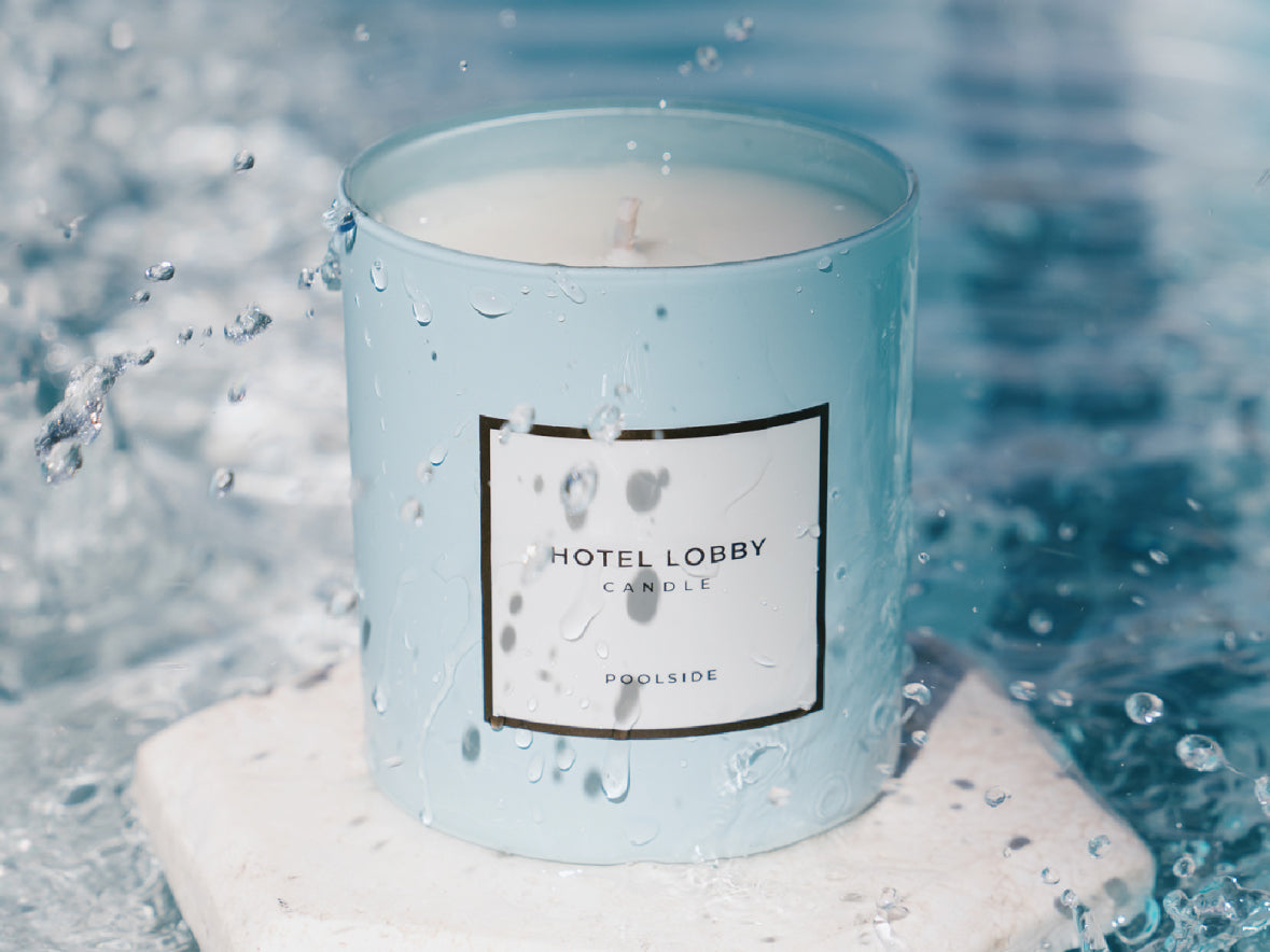 Poolside Candle | Hotel Lobby Candle Luxury Soy Candles